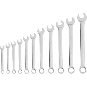 Jeu de 11 clés combinées à fourche en acier poli KRAFTWERK 3585 - Tailles de 1/4" à 1"