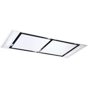 roblin - hotte plafond 100cm 820m3/h blanc mat - 6673761
