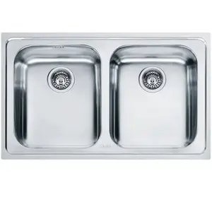 FRANKE LLX 620-79 Évier en acier Soie INOX - 101.0153.289 pas cher
