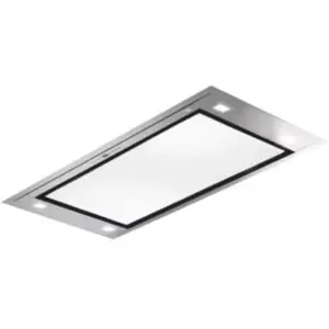 Hotte plafond ROBLIN INSPIRATION 1000 VERRE BLANC SANS MOTEUR pas cher