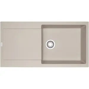 Evier à encastrer FRANKE Maris MRG611-XL - 1 bac - Café Crème - Vidage... pas cher