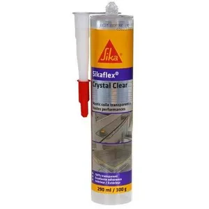 Mastic sikaflex multi-usages 100% transparent crystal clear pas cher