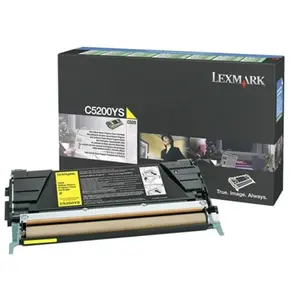 Lexmark - jaune - originale - cartouche de toner - LRP pas cher