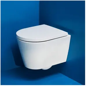 Laufen, Cuvette toilettes + bidet, WC mural COMPACT KARTELL sans rebor...Vendu pargalaxus