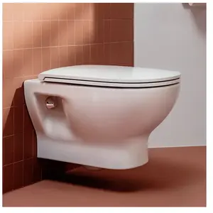 ROCA, Cuvette toilettes + bidet, WC suspendu LUA chasse d'eau basse position, 360x520mm blanc pas cher