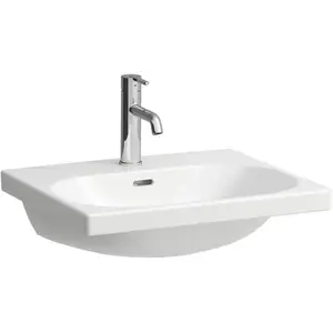 Laufen, Lavabo, Lavabo à poser LUA 55x46cm m ÜL sans trou pour robinet blanc LCC (460 mm, 550 mm)