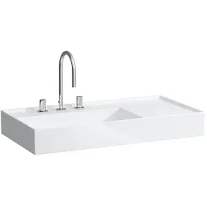 Laufen, Lavabo, Lavabo KARTELL 900x460mm vasque droite o COM 3 HL-fait...Vendu pargalaxus
