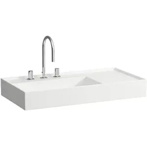 Laufen, Lavabo, Kartell by Lavabo en céramique Sapphire avec étagère à...Vendu pargalaxus