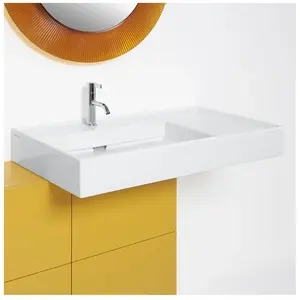 Laufen, Lavabo, Lavabo KARTELL 900x460mm vasque droite o rentr. 1 HL-fait blanc LCC (460 mm, 900 mm)Vendu parbol