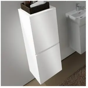 Laufen, Armoire de salle de bain, Armoire mi-haute PRO 350x1000x335mm Charn. droite blanc brillantVendu pargalaxus