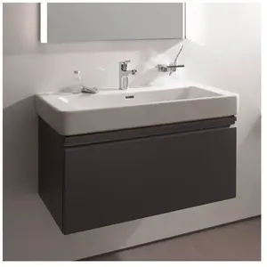 Laufen, Meuble sous-lavabo, Meuble sous-vasque PRO S PRO S 810x390x450mm 1 tiroir graphite (81 x 45 x 39 cm) pas cher