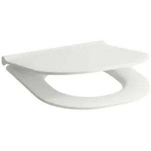 Jika Abattant WC avec couvercle - Mio-N - Duroplast - Blanc - Déclipsable pas cher