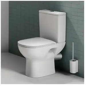 Laufen Lua duobloktoilet 36x65x42cm diepspoel zonder spoelrand vario zonder antikalkbehandeling Keramiek Wit pas cher