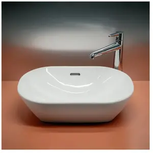 Laufen Lua - Waskom, 50x35 cm, met overloop, LCC, wit H8120834001091 pas cher