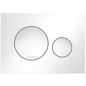 Laufen INEO - Bedieningsplaat, glanzend wit H9001140000001 pas cher