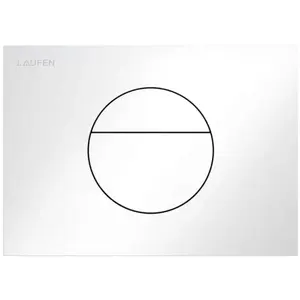 Laufen INEO - Bedieningsplaat, glanzend wit H9001120000001 pas cher