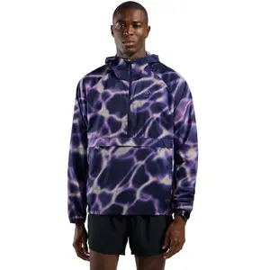 Odlo, Hommes, Veste de running, Zeroweight Print Jacket (S), Violet, SVendu pari-run