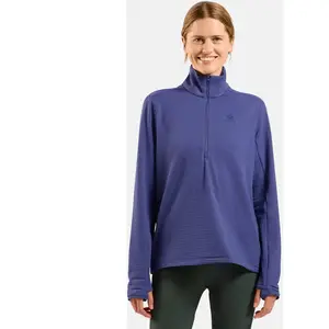 Odlo, Femmes, T-shirt fonctionnel, Essential Thermal (M), Bleu, M