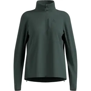 Odlo, Femmes, Veste de running, Zeroweight Pro Warm Reflective (XS), Vert, XS