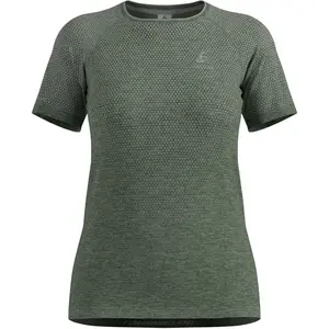 Odlo, Femmes, T-shirt fonctionnel, ESSENTIAL NAHTLOSES Rundhals-T-Shirt (S), Gris, S pas cher