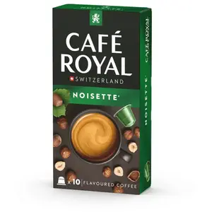 CAFE ROYAL compatible Nespresso Alu Noisette x10Vendu parcdiscount