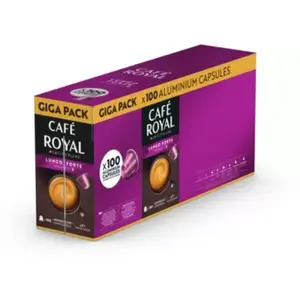 Capsules CAFE ROYAL Lungo Forte x100 pas cher