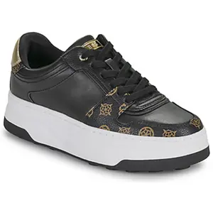 Lage Sneakers Guess QUEENZ Zwart pas cher