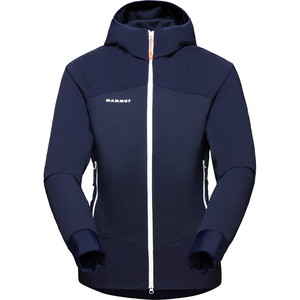 Mammut Taiss In Hybrid Hooded Jacket Femme Bleu marine pas cher