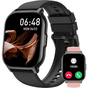 Montre Connectée Homme Femme,2.1" Hd Smartwatch Avec Appel Bluetooth&2... pas cher