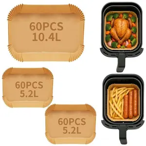 180Pcs Papier Cuisson Air Fryer Pour Friteuse À Air Pour Ninja Foodi F... pas cher