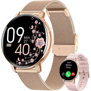 Montre Connectée Femme Avec Appel Bluetooth 5.3Smartwatch Ip68 Avec Fo... pas cher
