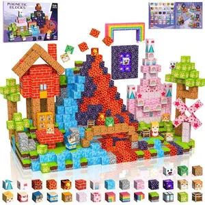 Construction Magnetique Enfant 150 Pièces 2Cm Magnetic Blocks 3+ Jeux ... pas cher