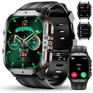 OUKITEL Montre Connectée Homme Militaire,1.96"Smartwatch Homme Avec Ap... pas cher