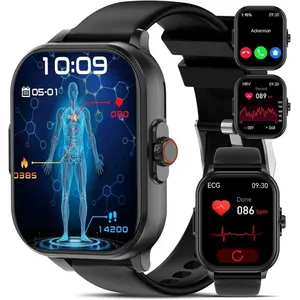 YYKY Montre Connectée Homme Femme Avec Ecg+Hrv,2.01"Smartwatch Avec 24... pas cher