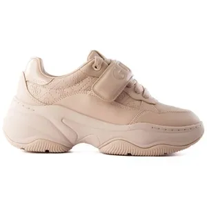 Basket Guess Femme Celia Beige Synthétique pas cher