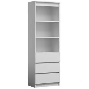 Comparateur de prix : CDF CATANIA - Meuble de rangement avec casiers bureau/salon/chambre 30x60x180 - Bibliothèque contemporaine - Etagères livres déco
