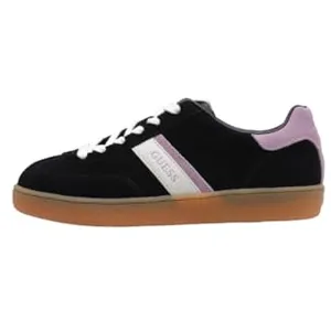 Lage Sneakers Guess NOLINAS Zwart pas cher