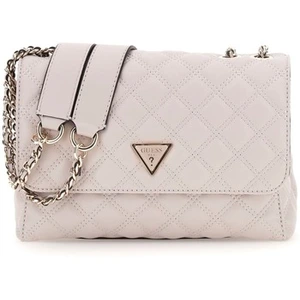 GUESS Sac à épaule bandoulière taupe pour femme - Giully II Compound Convertible Flap Bag Taupe 311441