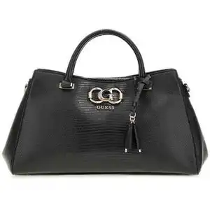 GUESS Sac à main noir pour femme - Salinge Luxury Satchel 314063