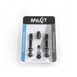Milkit Aluminium Valves 2 Units 35 mm pas cher
