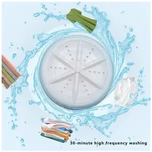Lave-linge Machine à Laver Portable VINGVO - Blanc - Petite Laveuse à ... pas cher