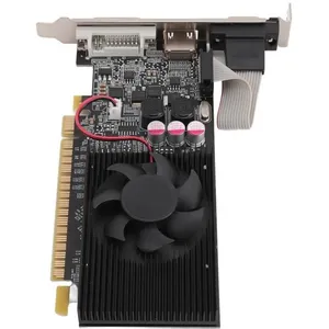 Vvikizy Carte Graphique Gaming 2GB DDR3 PCI E 64BIT pour Ordinateur de... pas cher