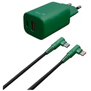 Hune Eco Avec Câble Usb C Vers Lightning Chargeur Mural Usb-a Et Usb-c 20w pas cher