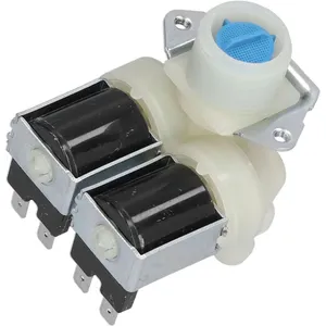 SHINING HOUSE Remplacement de la Vanne D'admission de la Machine à Laver, électrovanne ac 220V à 240V, Vanne à Double Tête, Accessoires de Machine à Laver pas cher