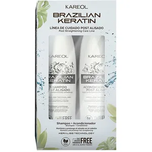 Kareol Set de coiffure lissage brésilien Brazilian KERATIN 2 pièces pas cher