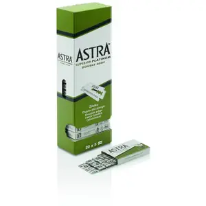 Comparateur de prix : Astra Supérieur Platinum Double Edge Razor Blades (100 lames)