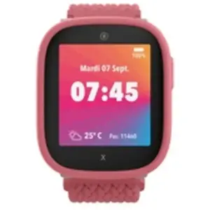 Montre connectée pour enfants Xplora X6 Play Rose avec bracelet tressé...