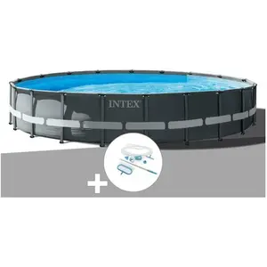 Kit piscine tubulaire Intex Ultra XTR Frame ronde 7,32 x 1,32 m + Kit ...Vendu parrakuten