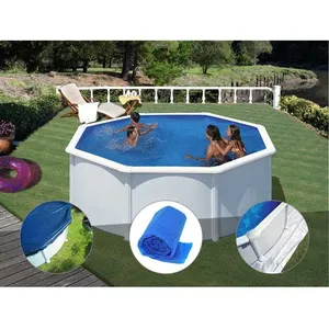 Comparateur de prix : Gre Kit piscine acier blanc Gré Fidji ronde 3,20 x 1,22 m + Bâche hive...