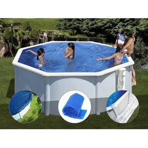 Comparateur de prix : GRE Kit piscine acier blanc Gré Bora Bora ronde 3,20 x 1,22 m - Filtre à cartouche - 7,41 m3